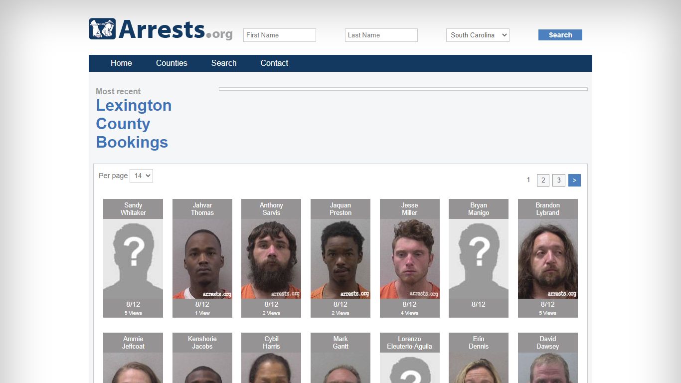 Lexington County Arrests and Inmate Search